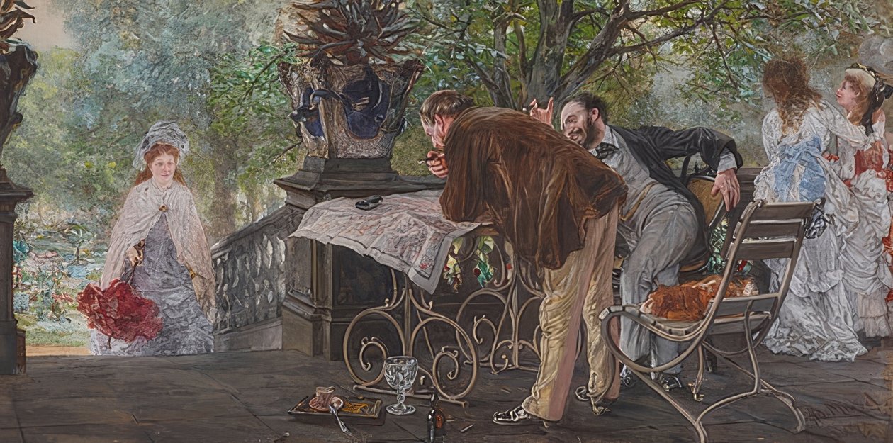 Planes de viaje, 1875 de Adolph Menzel