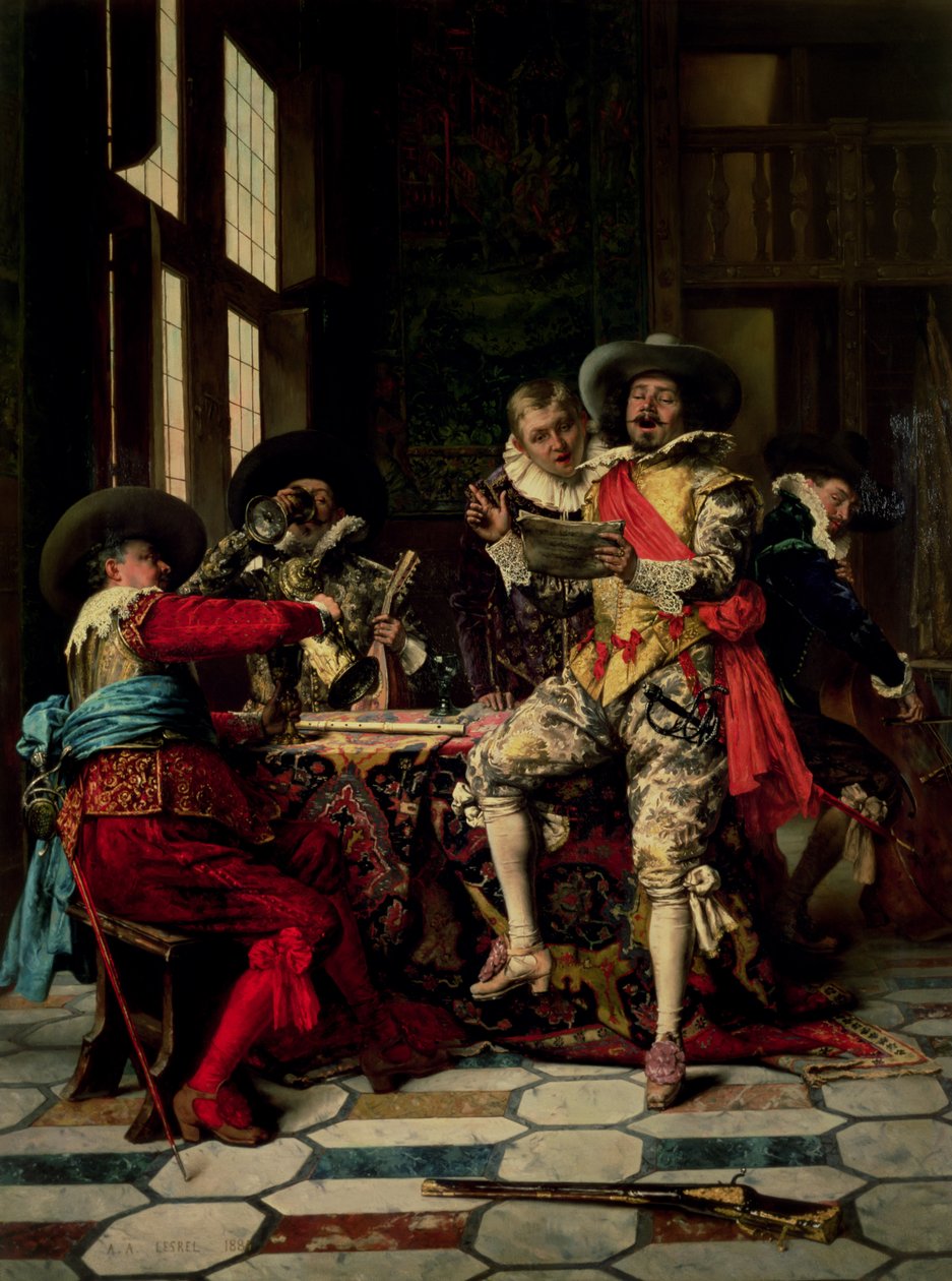 Los cantantes de Adolphe Alexandre Lesrel