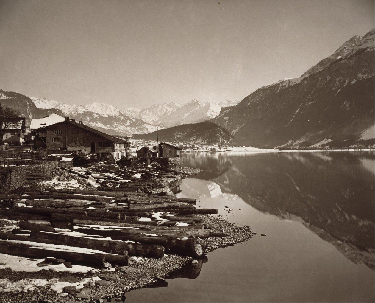 Lago de Brienz de Adolphe Braun