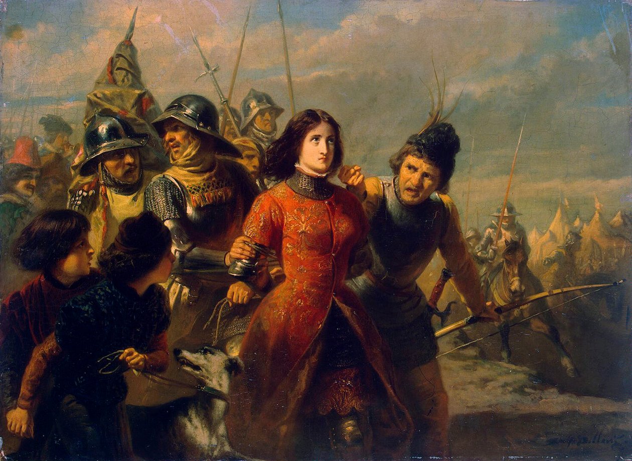 Captura de Juana de Arco, 1847-1852 de Adolphe Alexander Dillens