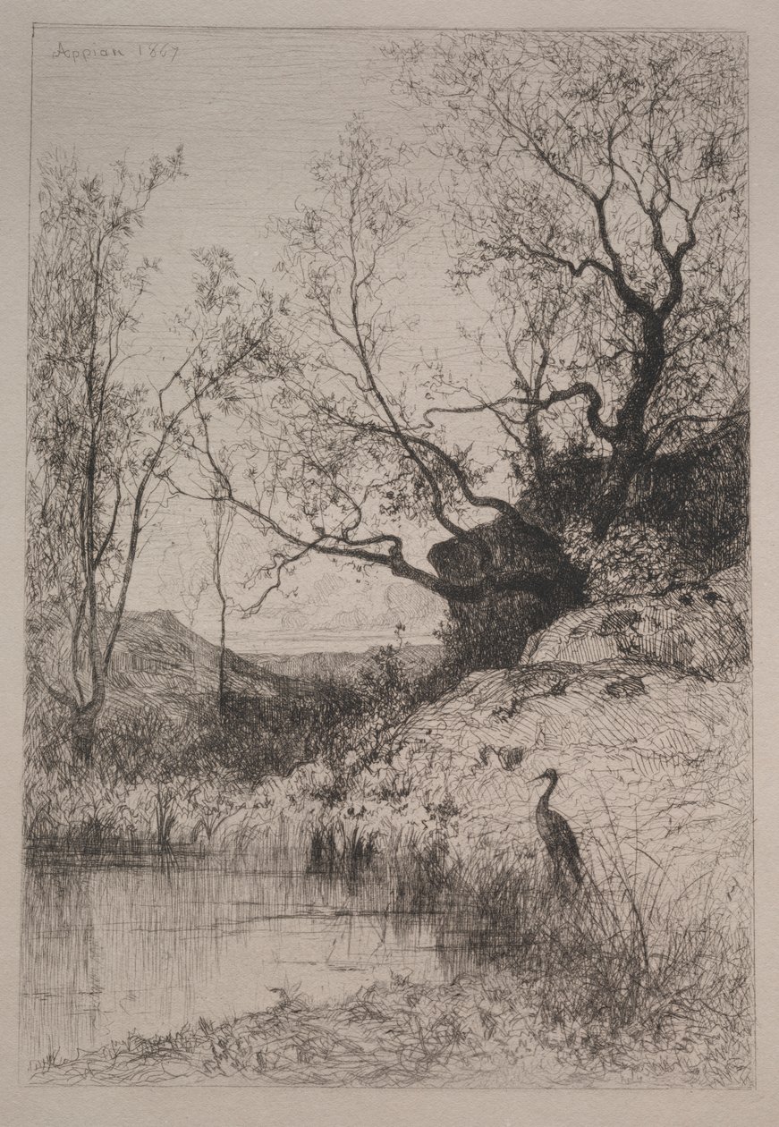 Un estanque de Adolphe Appian