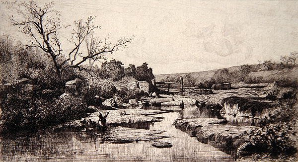 Fuente del río Albarine de Adolphe Appian