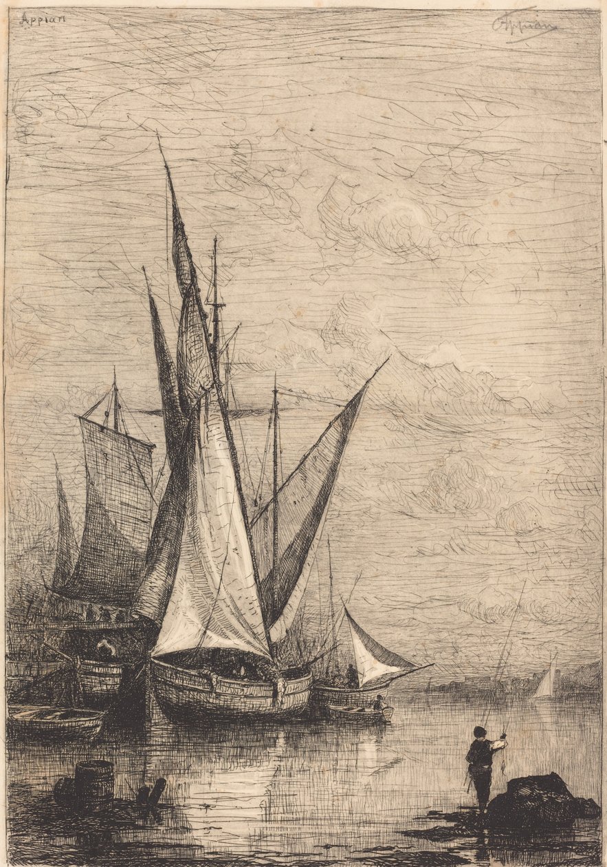 El puerto de Génova de Adolphe Appian