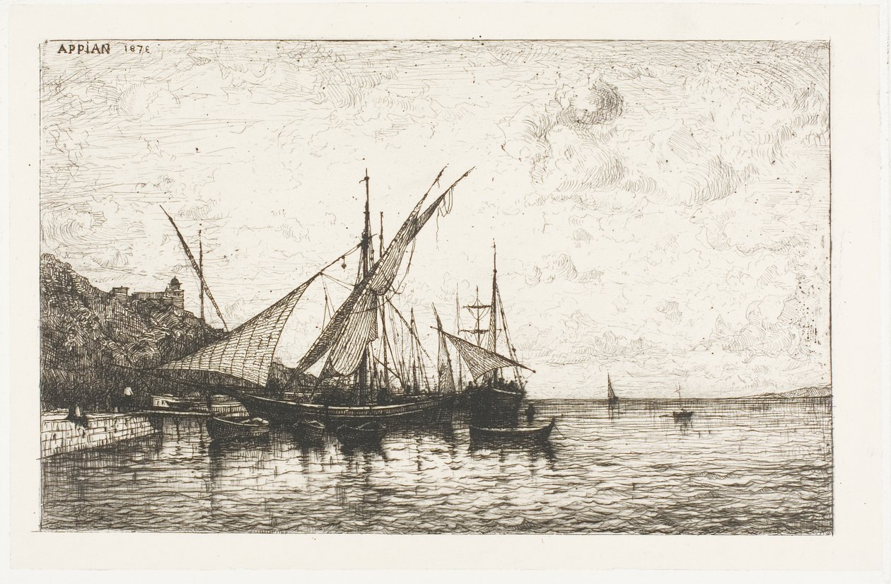 El puerto de Mónaco de Adolphe Appian