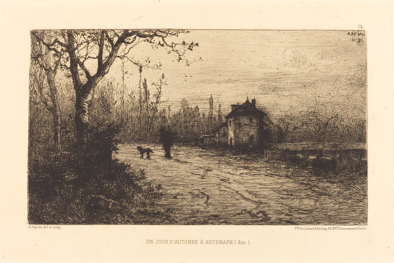 Un día de otoño en Artemare de Adolphe Appian