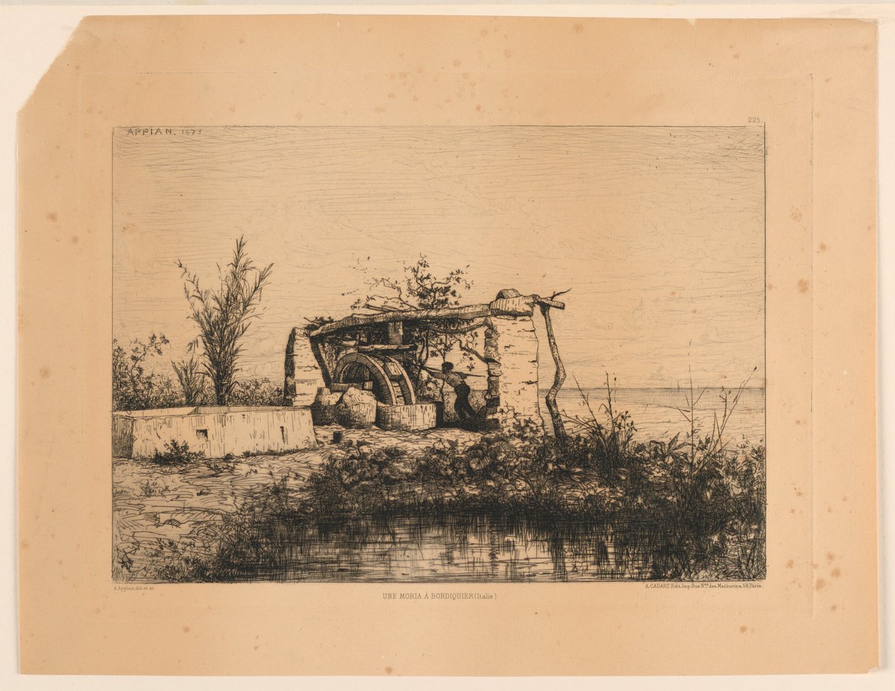Une Moria en Bordighera (Italia) de Adolphe Appian
