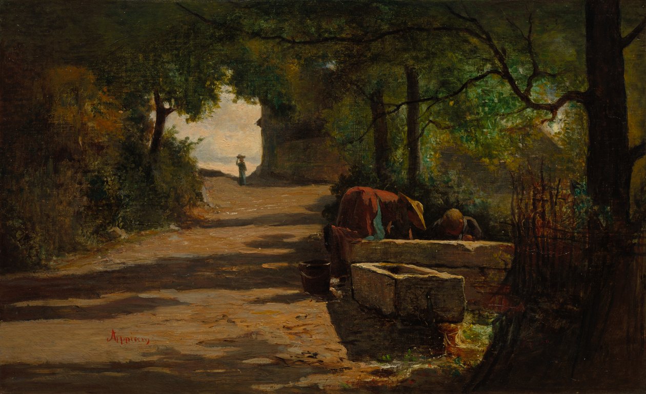 Well at the Side of a Road de Adolphe Appian