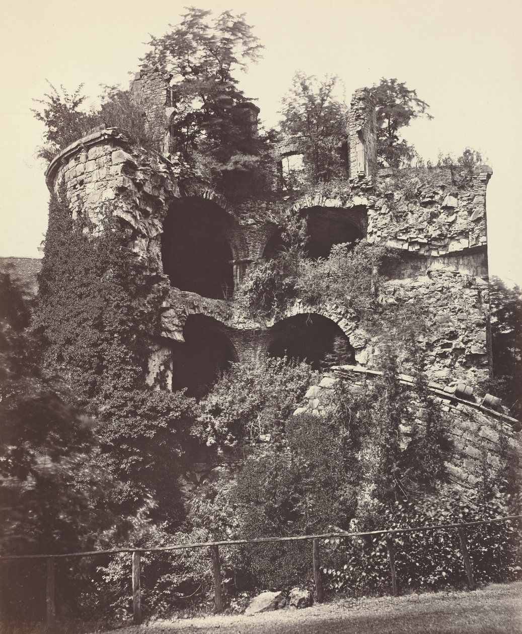 La Torre Explosiva, Castillo de Heidelberg de Adolphe Braun