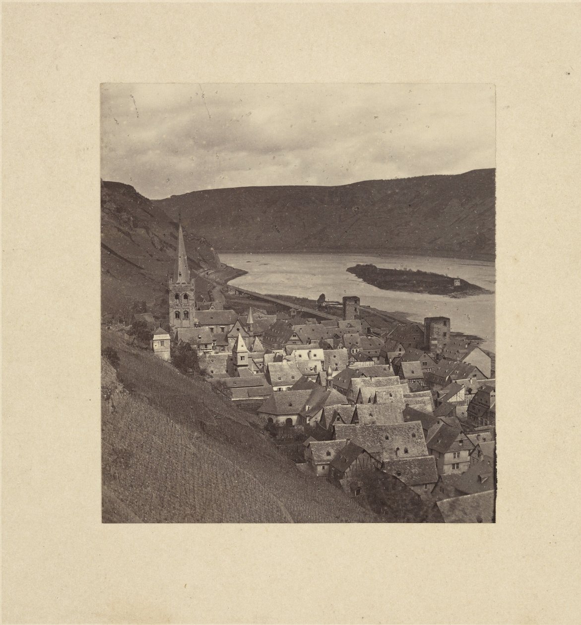 Vista del Rin de Adolphe Braun
