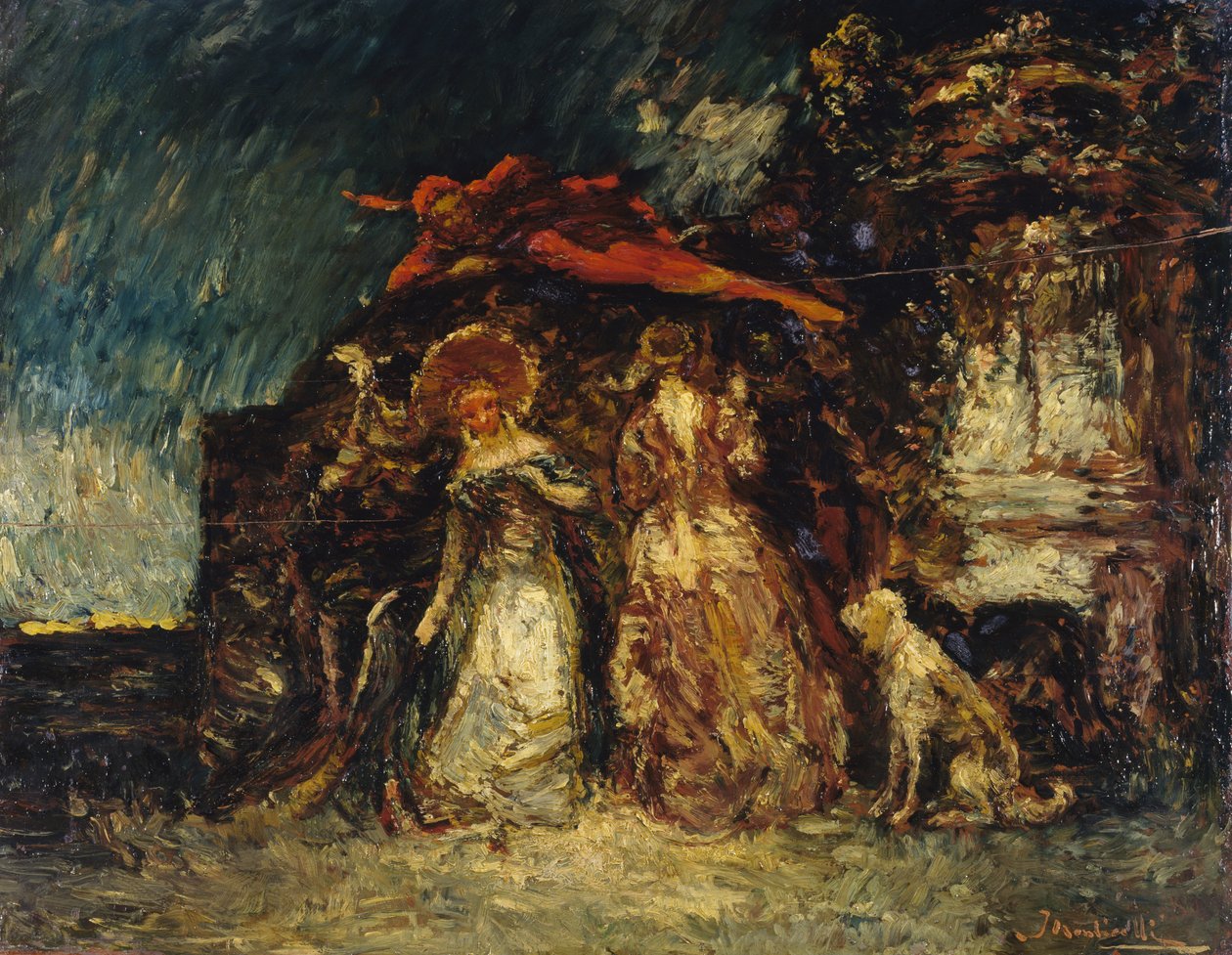 Mefistófeles de Adolphe Joseph Thomas Monticelli