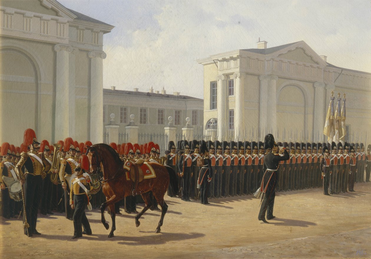 Regimiento Leib Guard Izmailovo, 1846 de Adolphe Ladurner