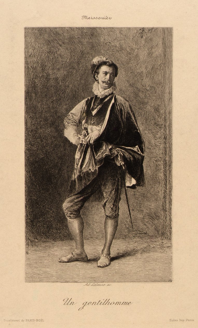 Un caballero de Adolphe Lalauze