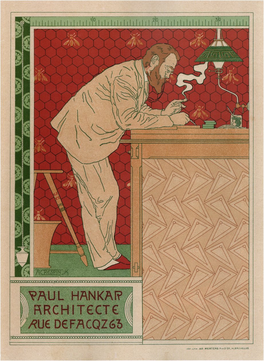 Paul Hankar, arquitecto de Adolphe Louis Charles Crespin