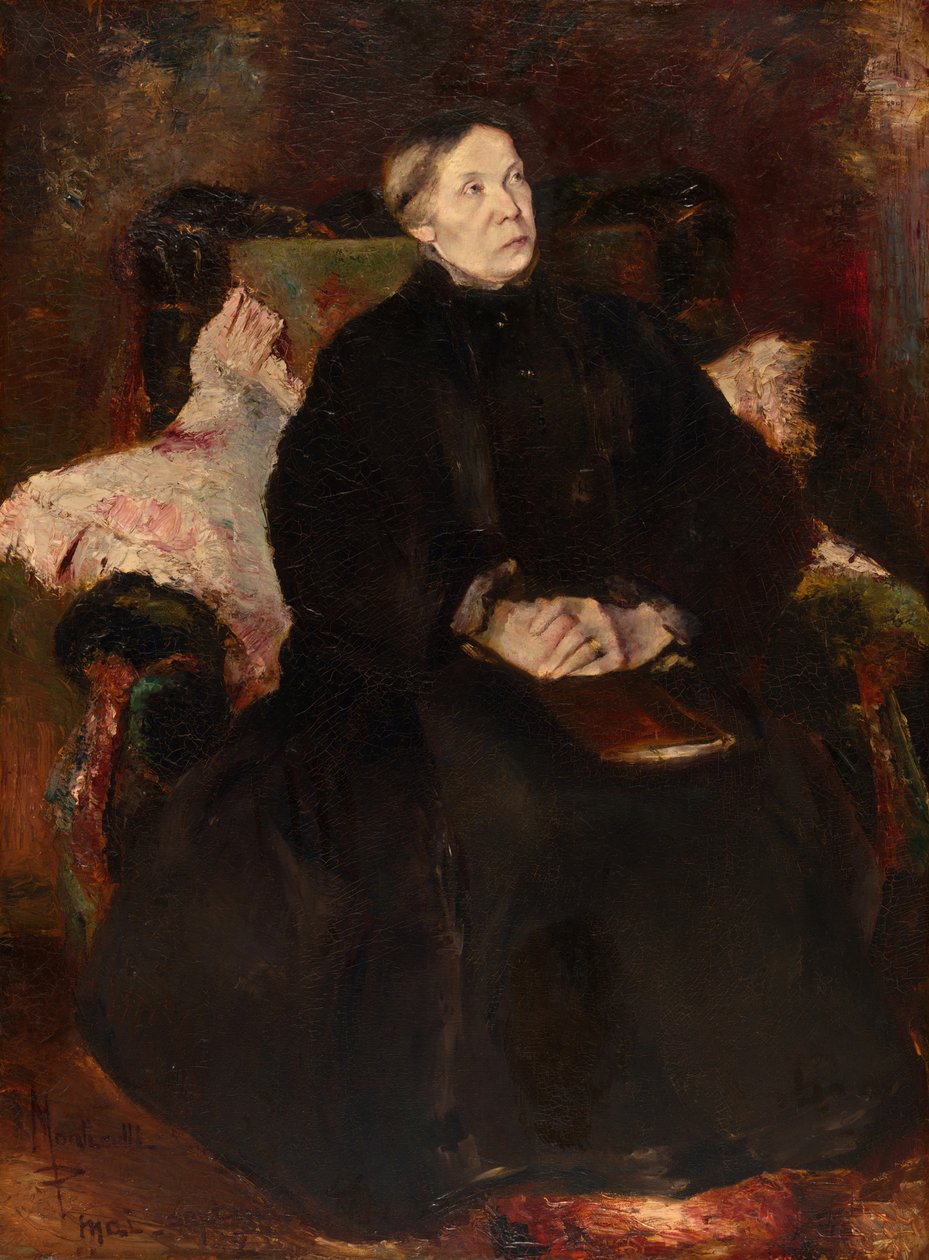 Retrato de una dama de Adolphe Monticelli