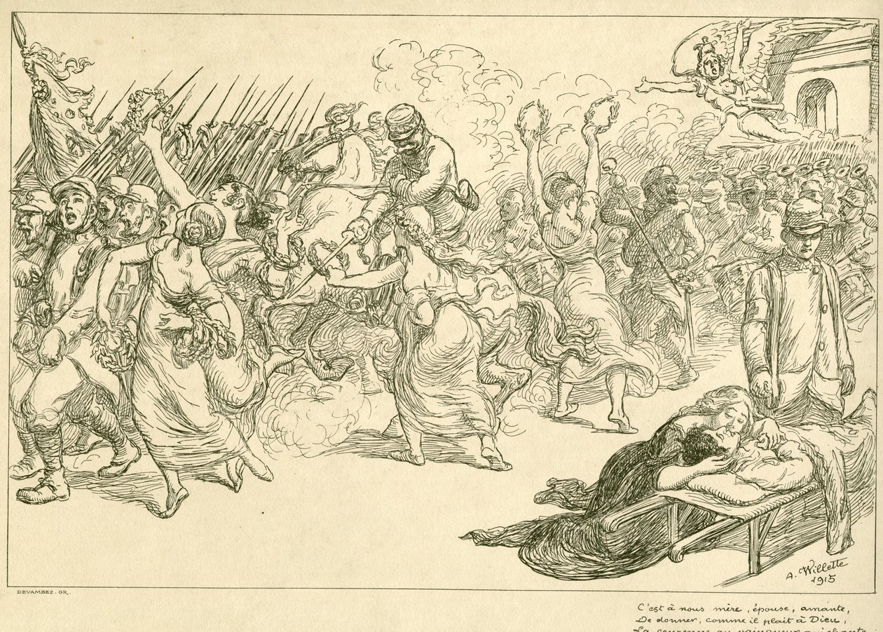 Canción del Girondius de Adolphe Willette