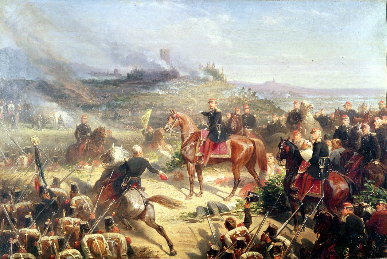Batalla de Solferino, 24 de junio de 1859 de Adolphe Yvon