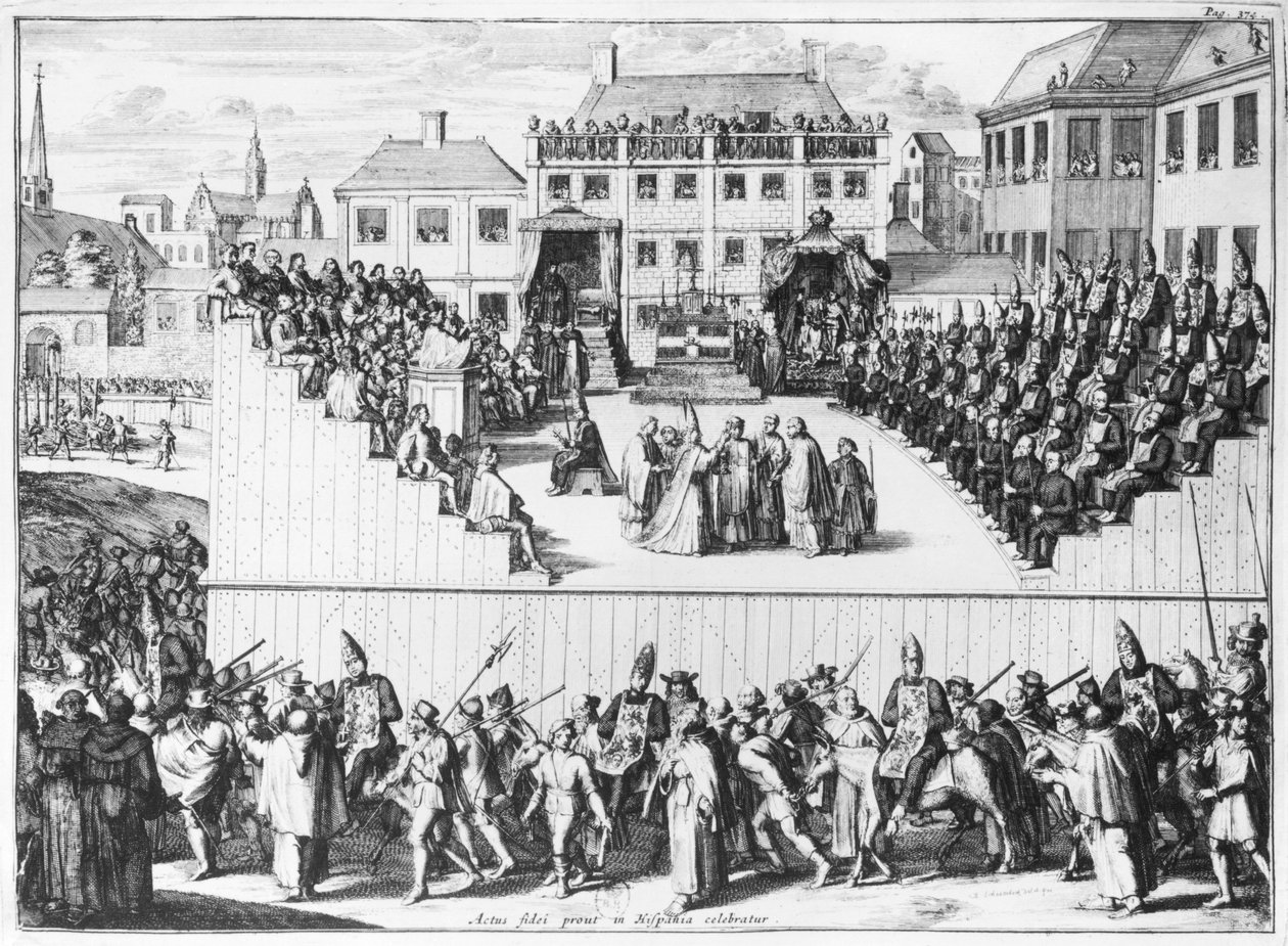 Juicio de la Inquisición en España de Adriaan Schoonebeek
