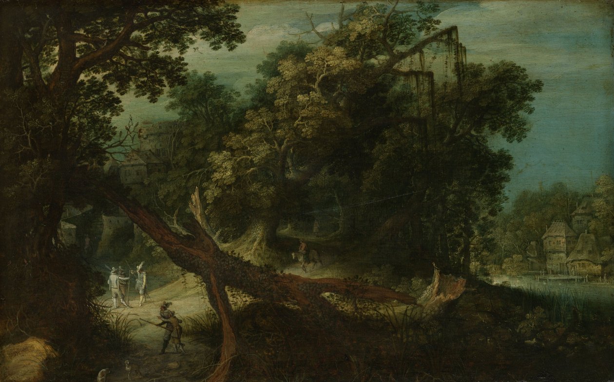 Paisaje montañoso de Adriaen van Stalbemt