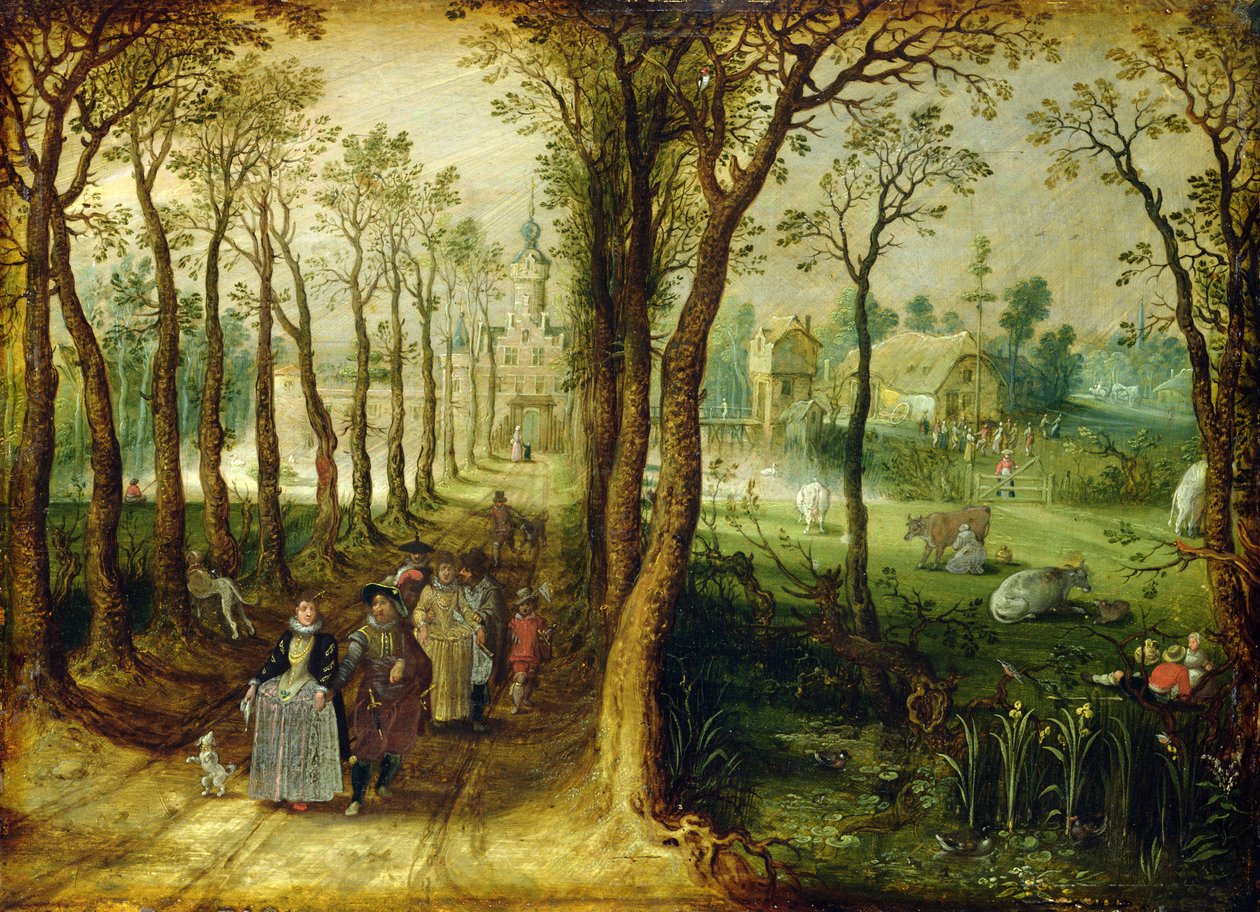 El castillo en el pantano de Adriaen van de Venne