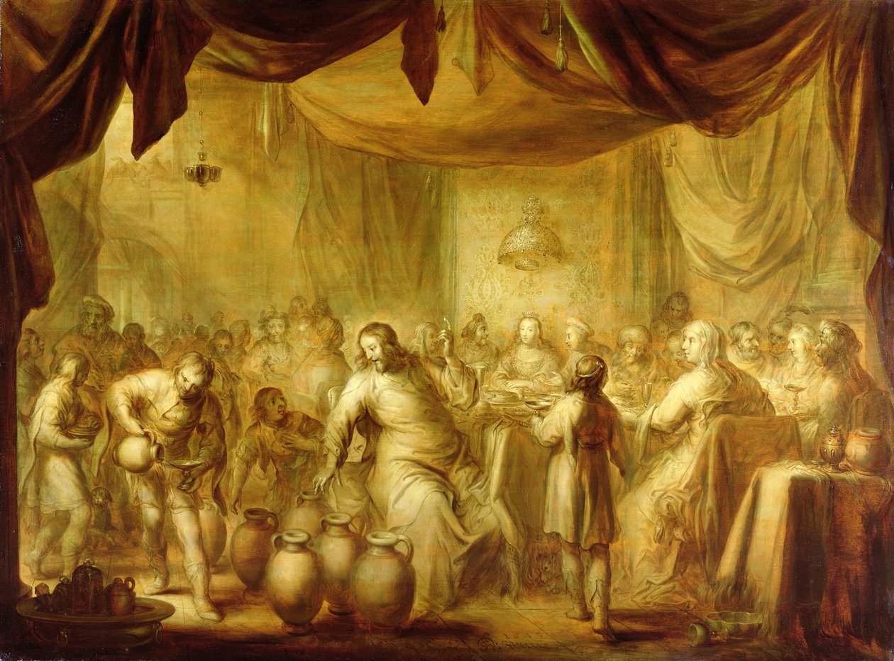 Las bodas de Caná de Adriaen van de Venne