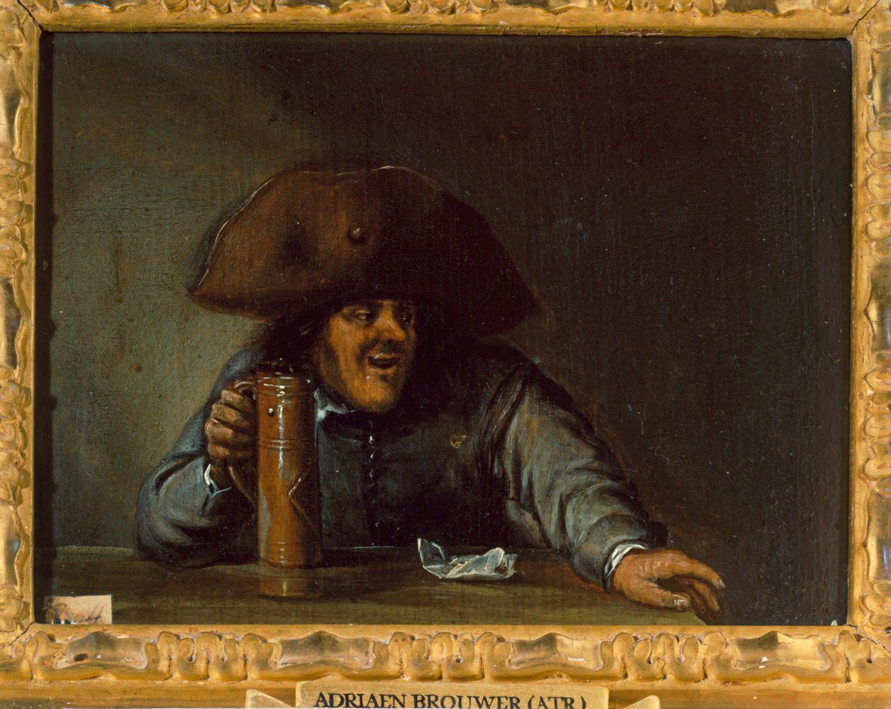 Hombre bebedor. 889 ... de Adriaen Brouwer