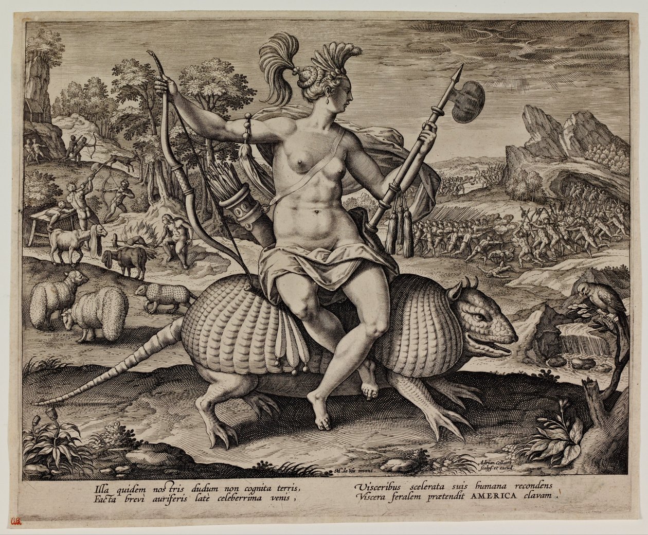 América de Adriaen Collaert