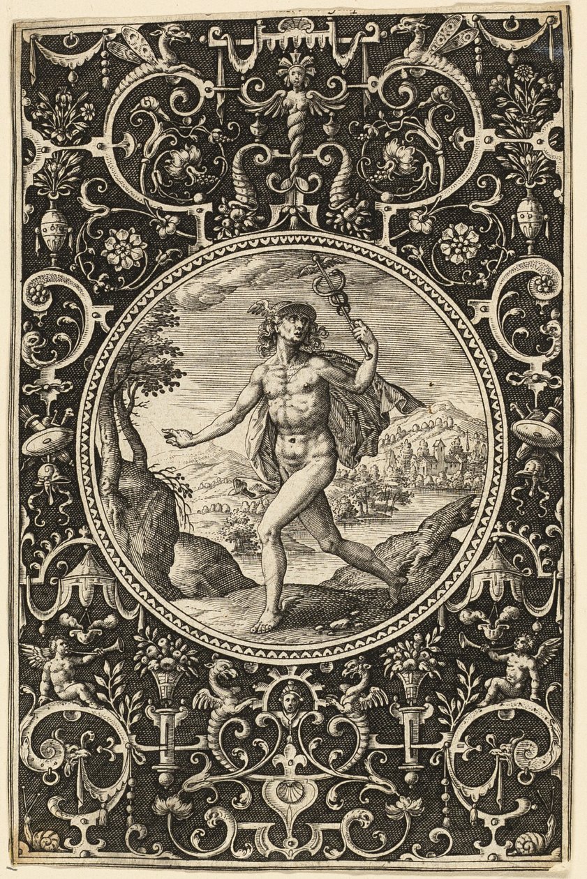 Mercurio de Adriaen Collaert