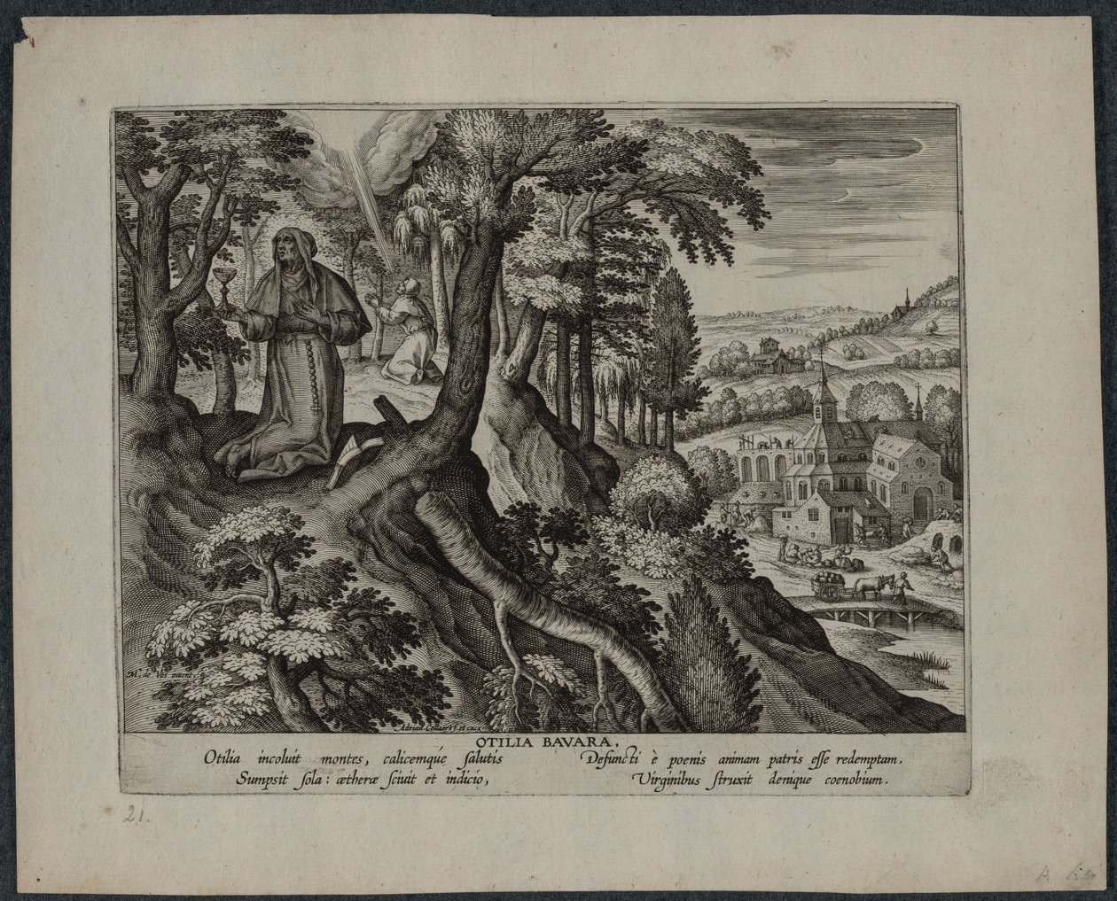 Otilia Bavara de Adriaen Collaert