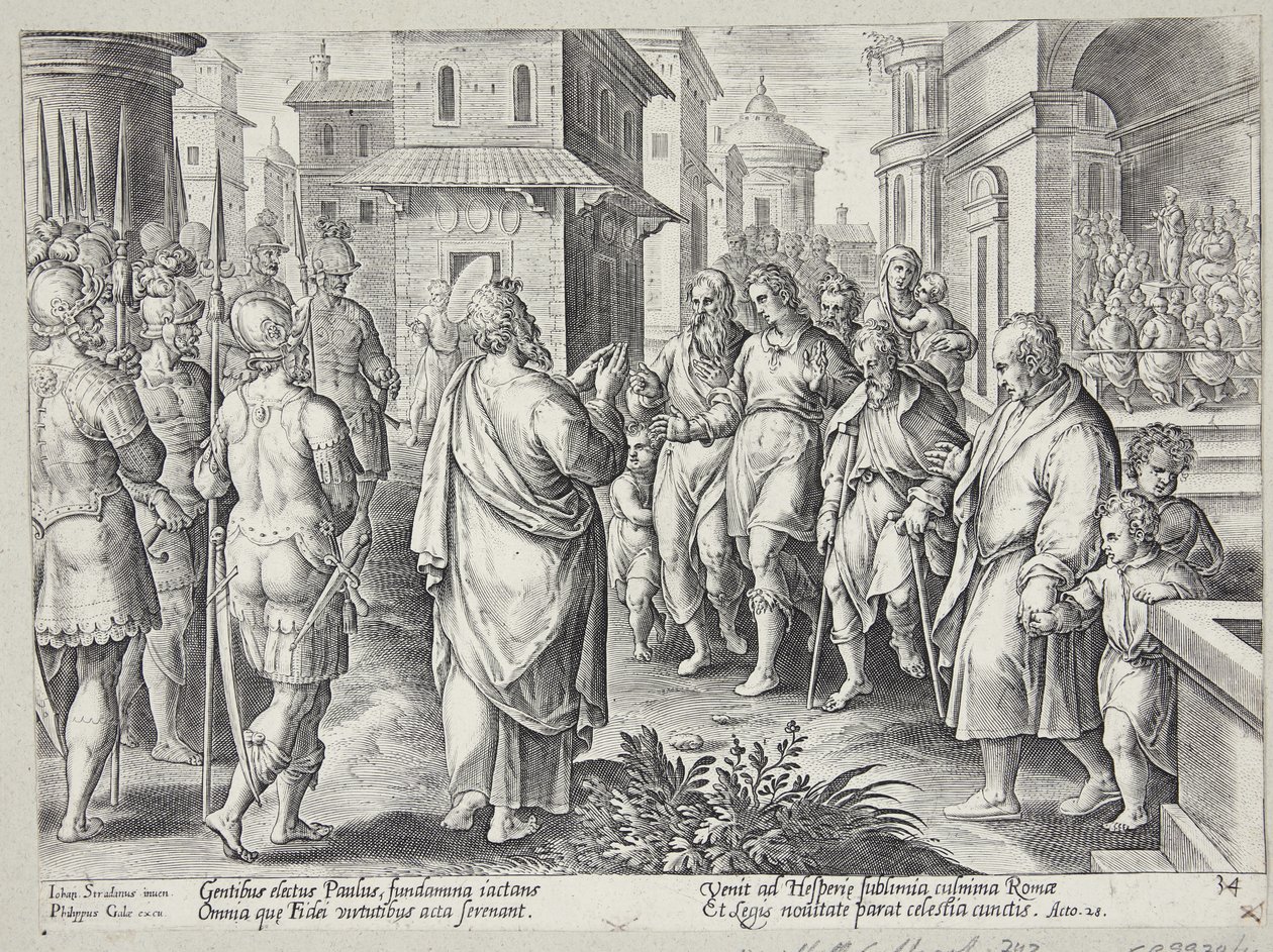 Los hechos de los apóstoles de Adriaen Collaert
