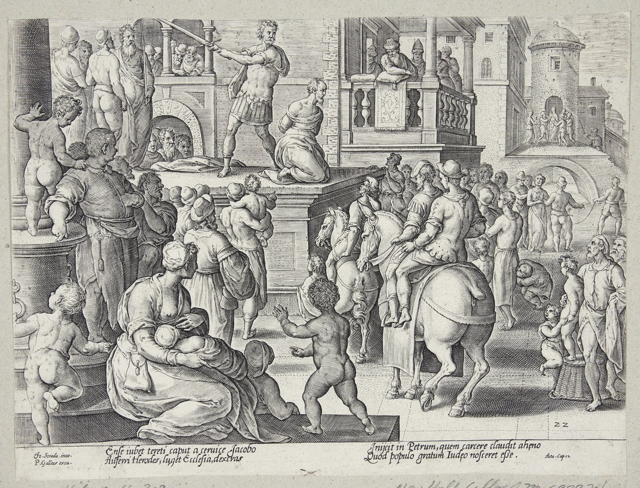 La decapitación de Santiago de Adriaen Collaert