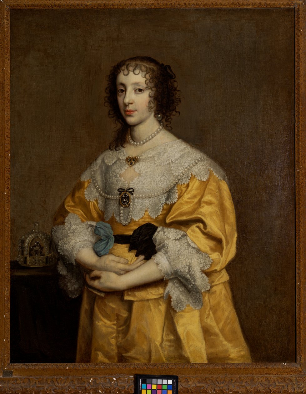 Enriqueta María, reina de Carlos I (1609-1680) de Adriaen Hanneman