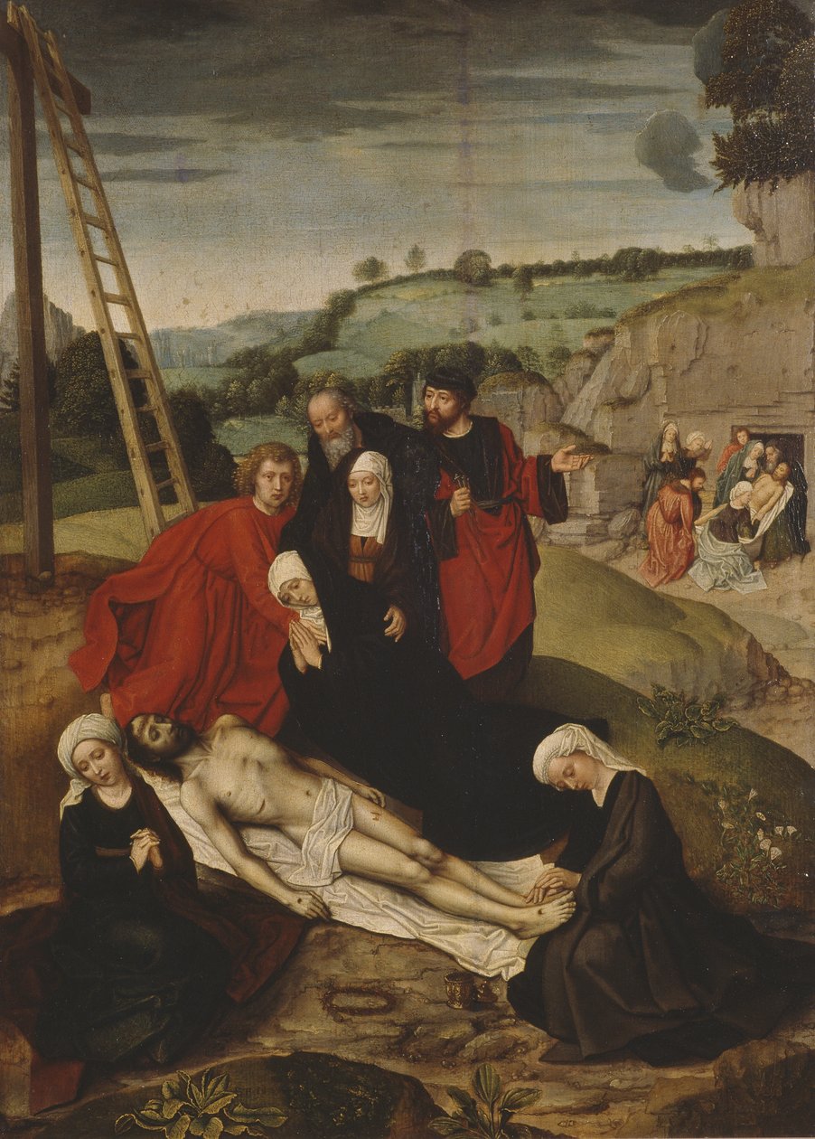 El lamento sobre Cristo de Adriaen Isenbrandt or Isenbrant