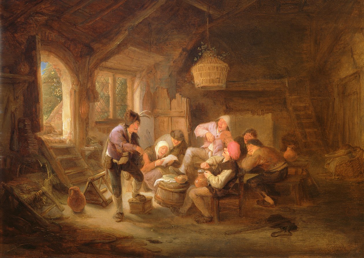 Escena de bebida de Adriaen Jansz. van Ostade