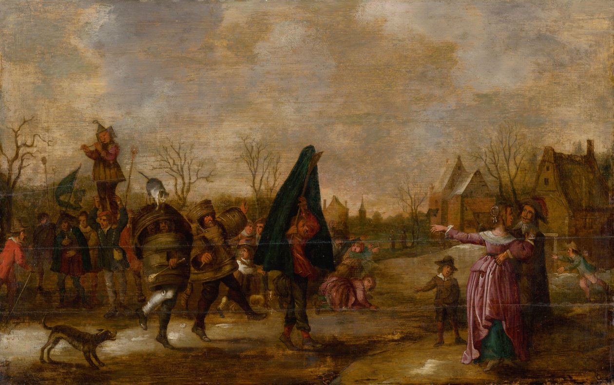 Procesión de Carnaval, c. 1660 de Adriaen Pietersz van de Venne