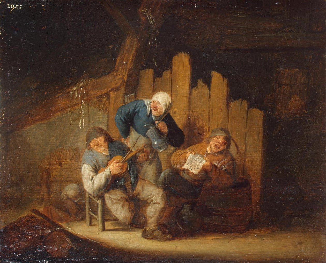 Sentido del oído de Adriaen van Ostade