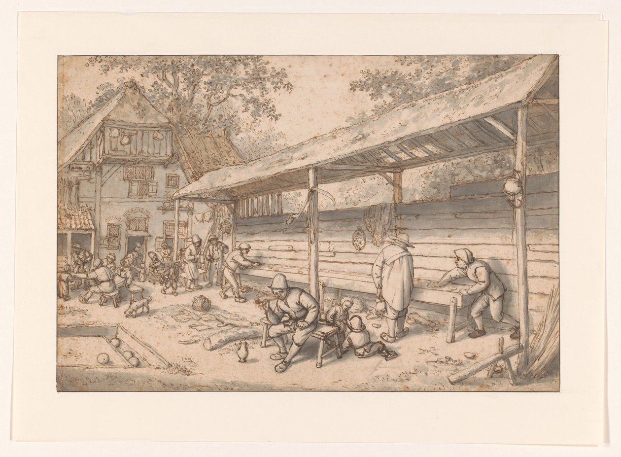 Juegos de taberna el closbaan de Adriaen van Ostade