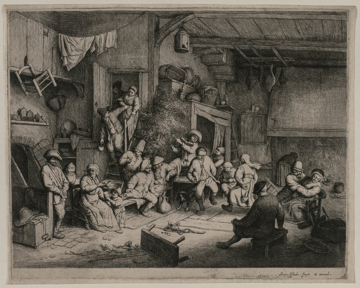 El baile en la posada de Adriaen van Ostade