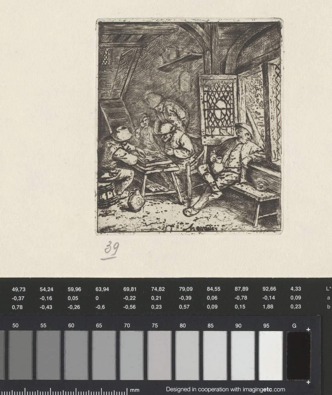 Jugadores de Trictrac en una posada de Adriaen van Ostade