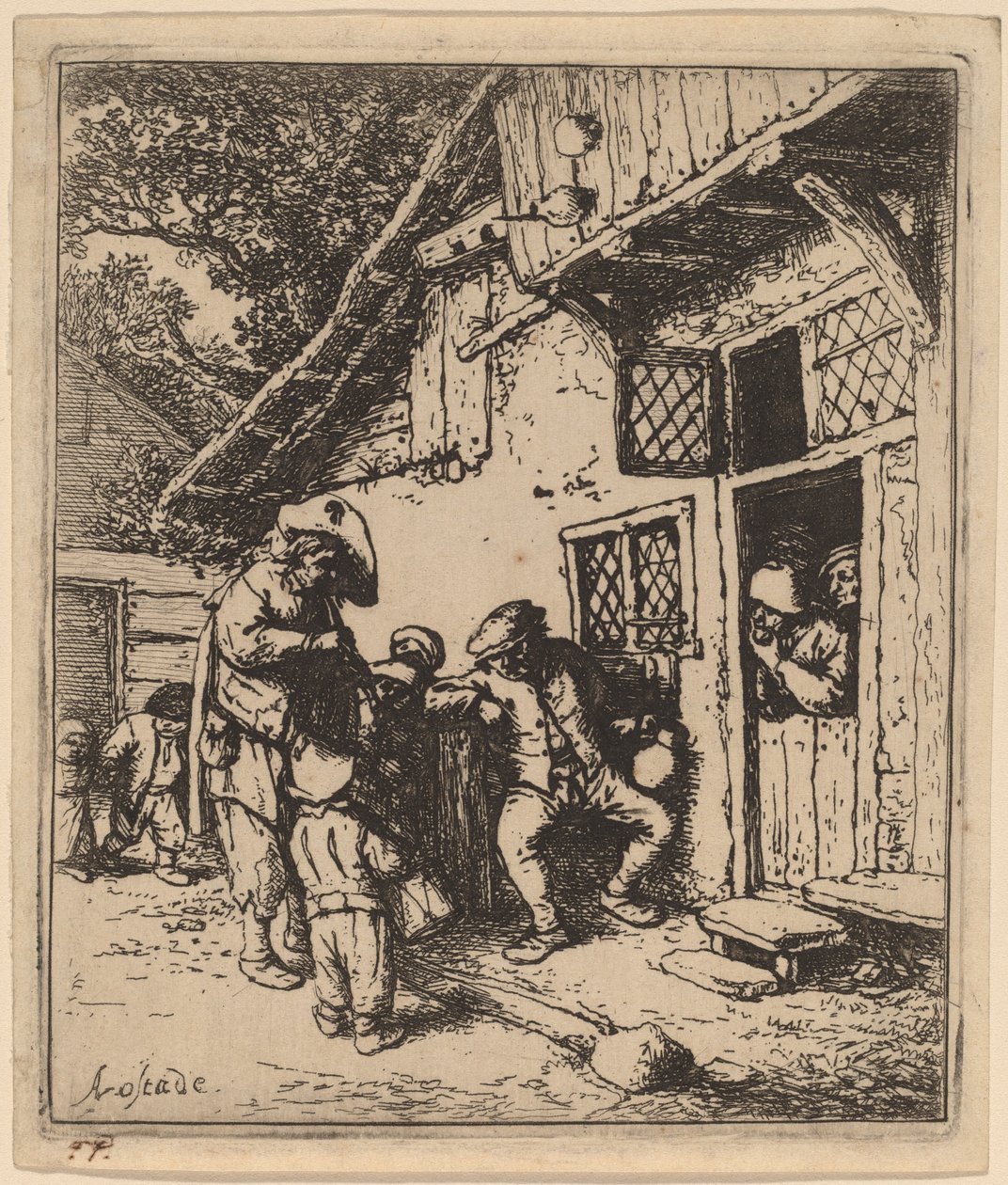 Músicos errantes de Adriaen van Ostade
