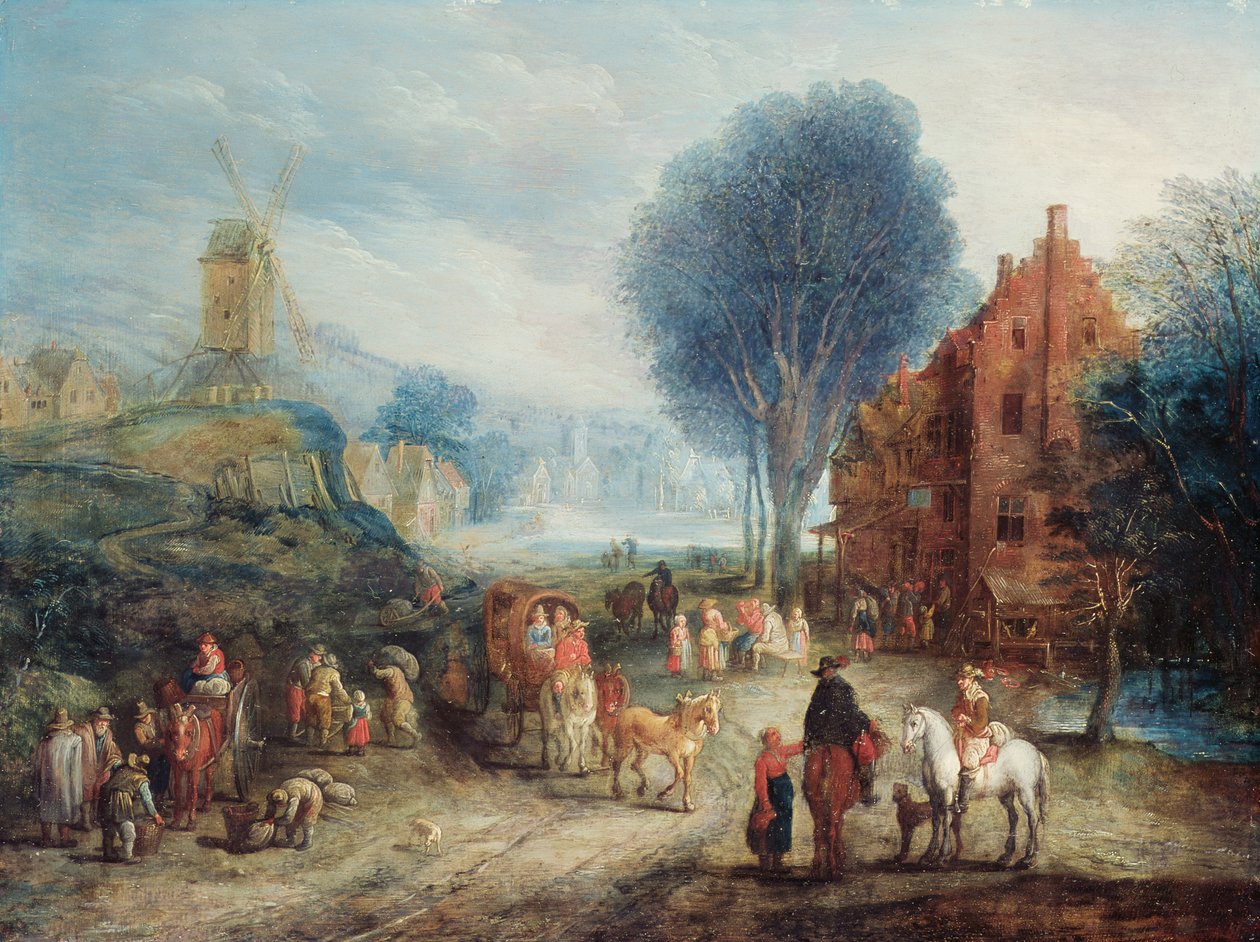 Escena campestre de Adriaen van Stalbemt