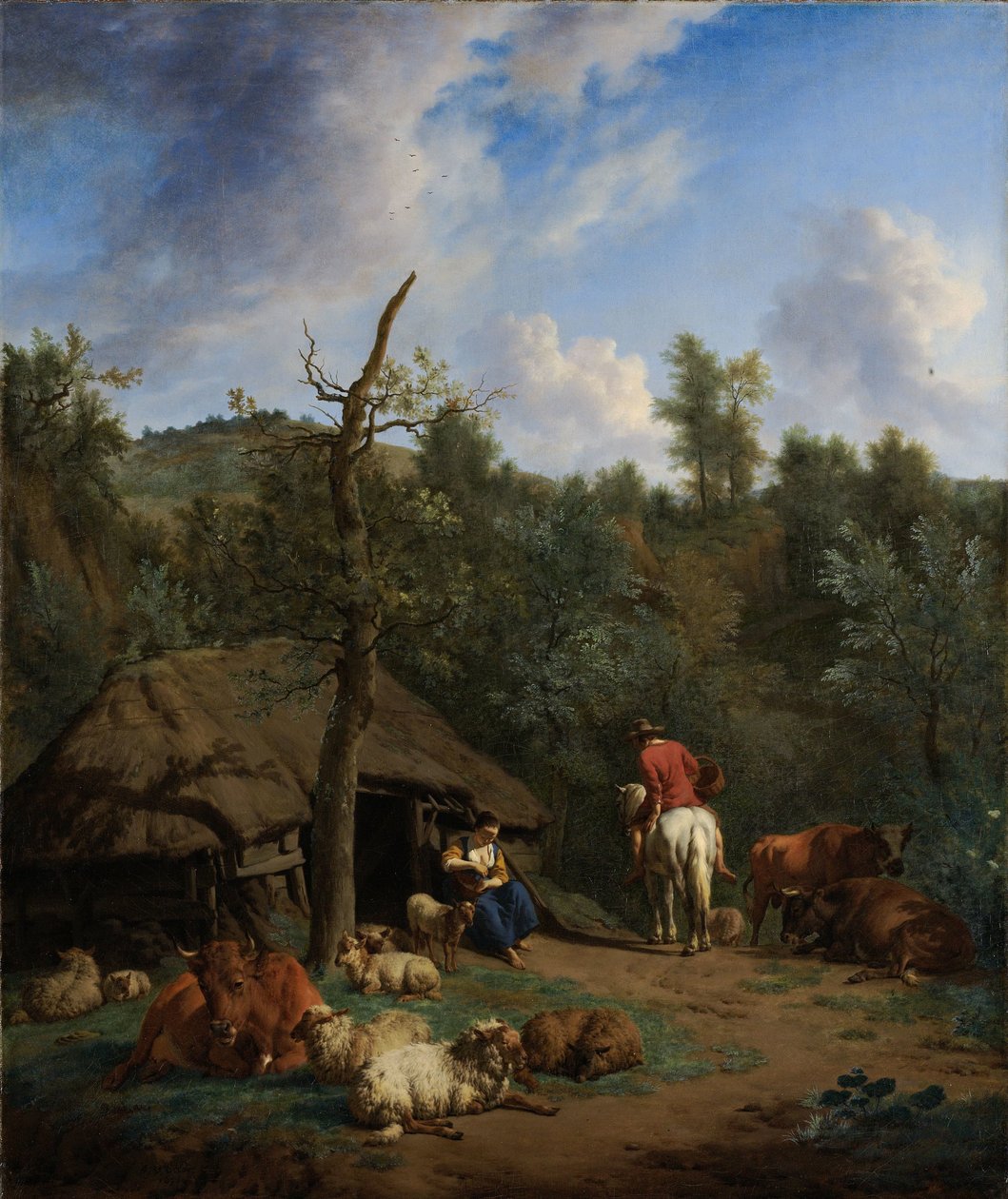 La cabaña de Adriaen van de Velde