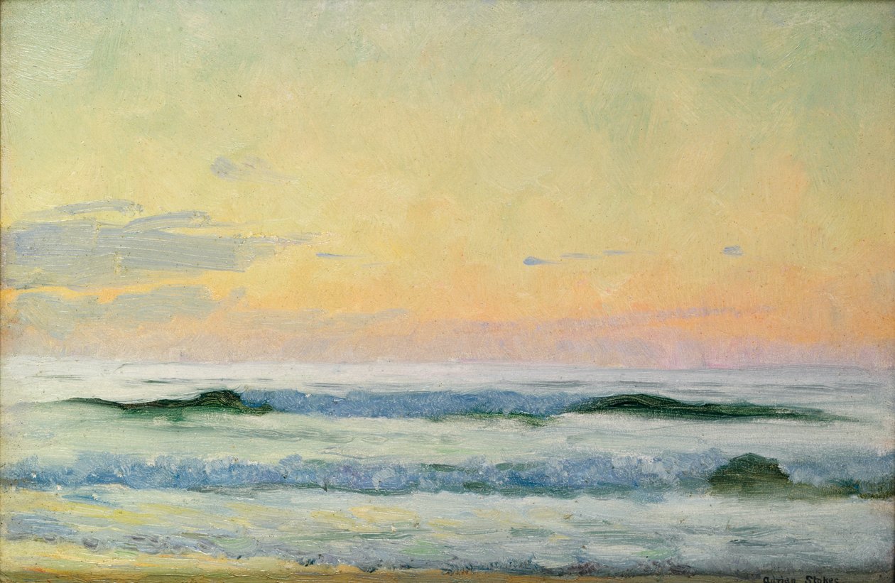 Estudio del mar - Tarde de Adrian Scott Stokes