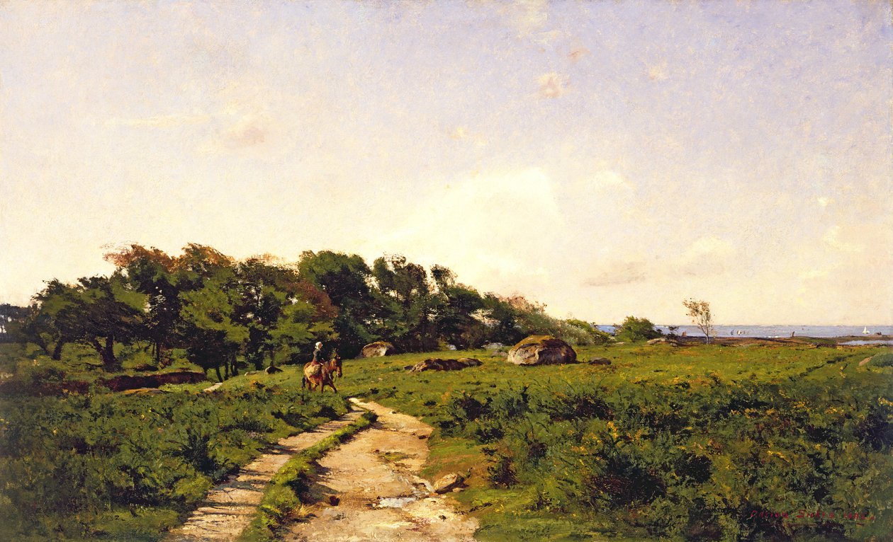 El recolector de algas, 1882 de Adrian Scott Stokes