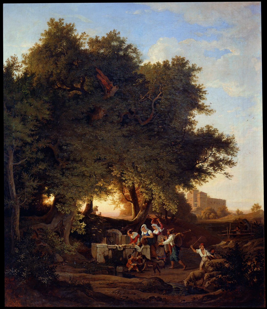 En el Pozo, siglo XIX de Adrian Ludwig Richter