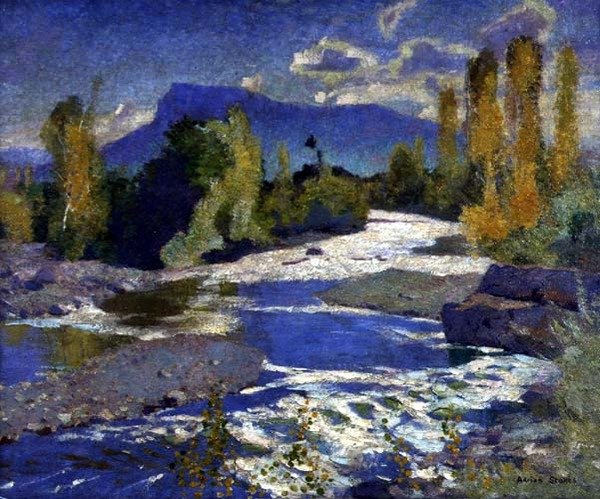 Un Río en el Dauphiné, Tarde de Adrian Scott Stokes
