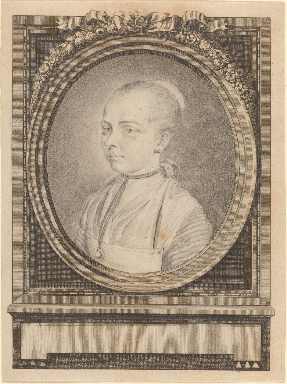 Retrato de una niña de Adrian Zingg