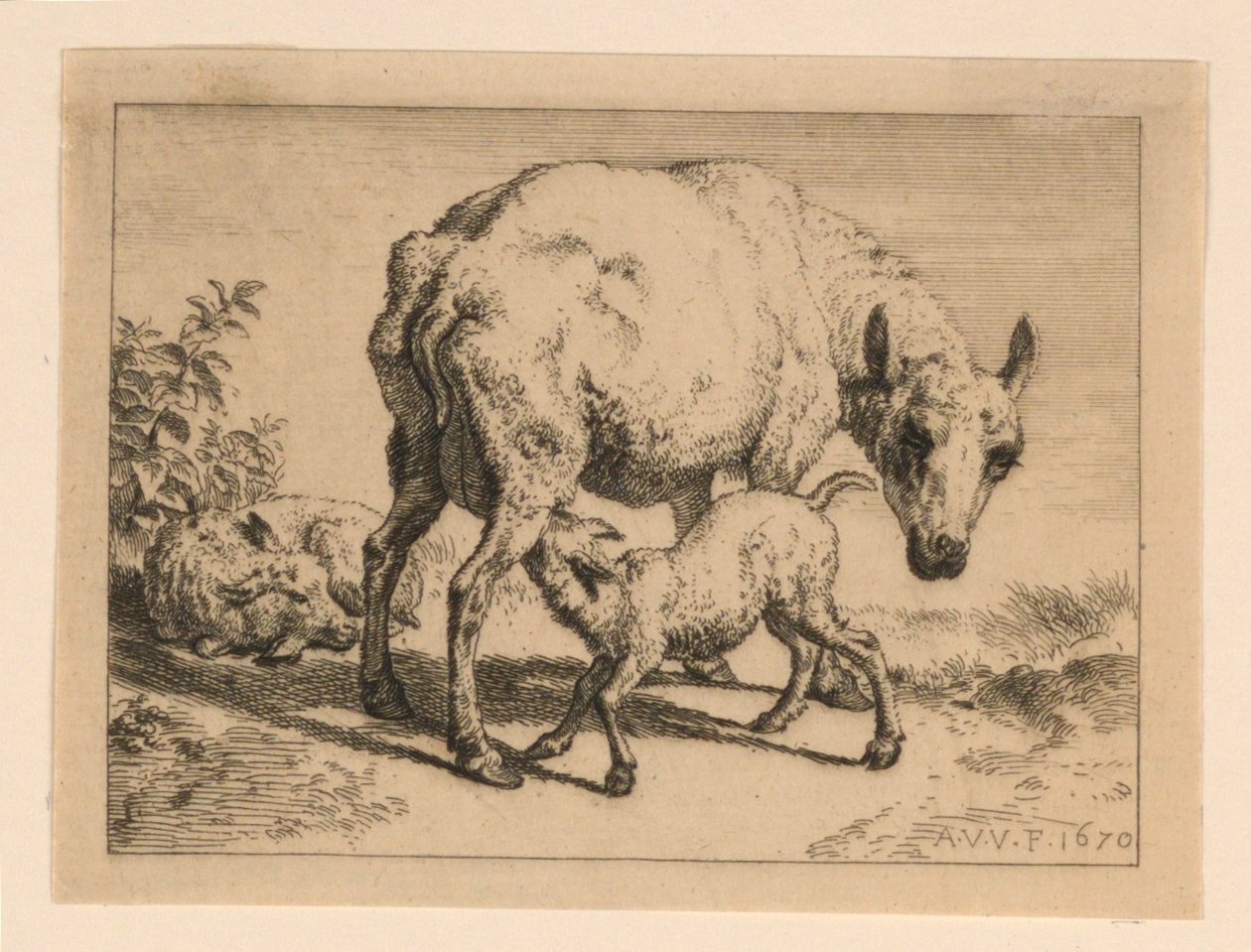 La oveja de Adrian van de Velde