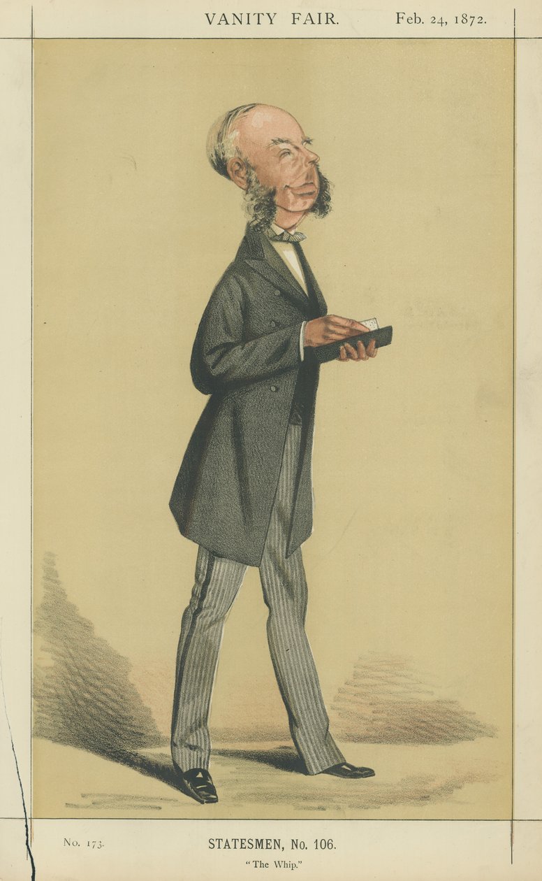 The Honourable George Glyn (litografía en color) de Adriano Cecioni