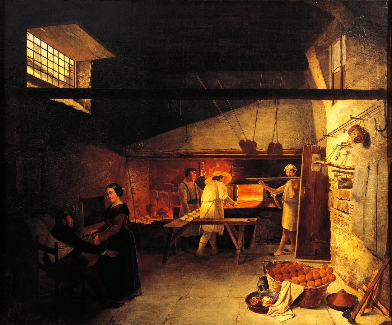 Interior de la panadería de Adriano Trojani