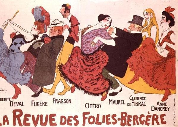 La Revue des Folies-Bergere de Adrien Barrere
